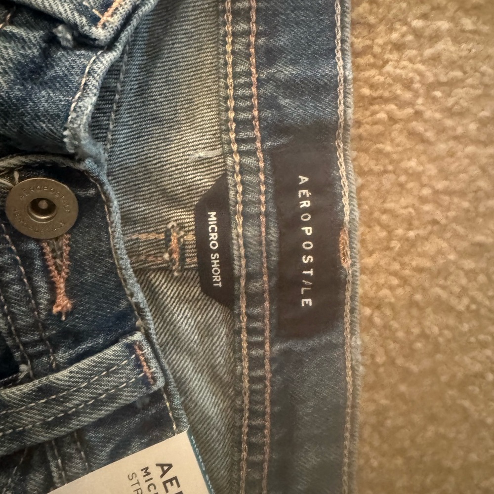Brand new pair of Micro Short Aero Aeropostale stretch shorts size 000. - Picture 7 of 8